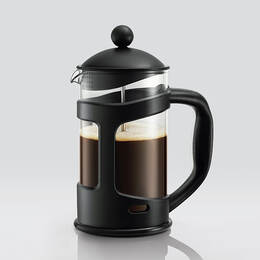 Bình Pha Cà Phê French Press Locknlock, 800Ml - Màu Đen - LLG018